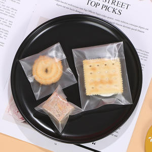 छोटे प्लास्टिक बेकिंग कुकी बिस्किट बैग कैंडी स्नोफ्लेक पैकेजिंग स्वयं चिपकने वाला पाउच - Product Image 2