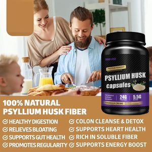 Ausreson kapsul organik 500mg <span class=keywords><strong>Psyllium</strong></span> suplemen serat makanan kapsul sekam <span class=keywords><strong>Psyllium</strong></span> - Product Image 3