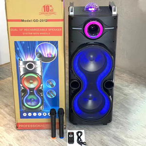 Altavoz para Fiestas GD-2012, Último Modelo, Caja de Altavoz Doble de 10 Pulgadas y 50w, Woofer Grande TWS, Lámpara de Proyección, con Control Remoto - Product Image 2