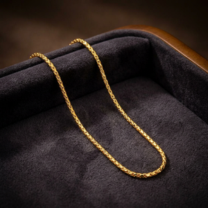 Colliers en or micronisé 14K, 18K, 24K en gros, bijoux de mode, design de chaîne moderne, colliers de luxe, chaîne en laiton - Product Image 4