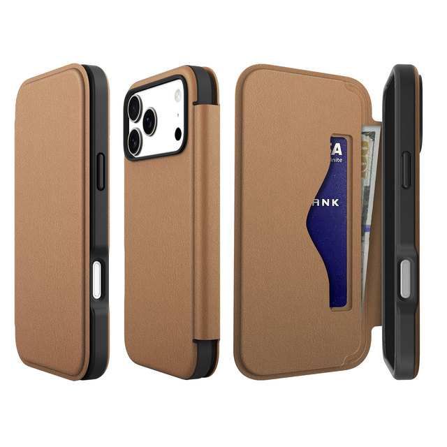 New Leather Magnet Kickstand Mobile Phone Wallet Case for iPhone 17 Pro Max for iPhone Wallet With Magnet case for iPhone 17 Pro