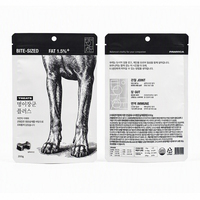 Sachet Doypack Personnalisé Refermable avec Fermeture Éclair, Emballage de Stockage Scellé avec Trou Rond et Fenêtre pour Aliments pour Animaux de Compagnie