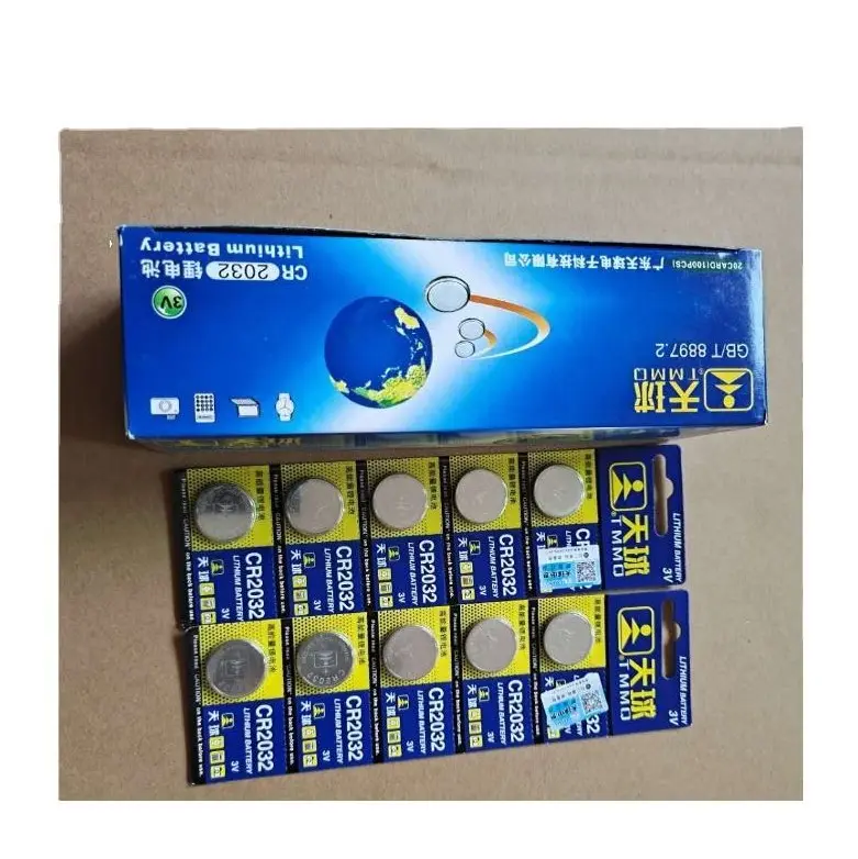 Pasokan produsen Cr2032 baterai tombol 3V baterai tombol Lithium