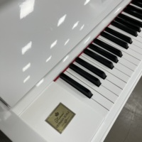 Original Korean White Samick SU118 88 Keys Vertical Piano for Family & Teaching Use