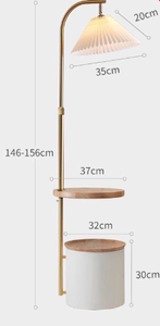 Hiện Đại Thiết Kế Tối Giản Đu Cánh Tay Có Thể Điều Chỉnh Đèn Sàn Với <span class=keywords><strong>E27</strong></span> LED Bóng Đèn Trắng Vải Đèn Bóng Đèn Cho Phòng Ngủ Chiếu Sáng - Product Image 3