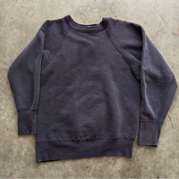 T-shirt Homme Col Rond Manches Raglan Personnalisées Effet Délavé Coupe Oversize Ourlet Côtelé Épais Surpiqué Style Vintage