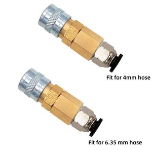 Zimakyfa HPA (US) 2302 Raccord rapide à emboîtement en laiton et cuivre pour outils pneumatiques, Ø ext. 4 mm (5/32") / 6,35 mm (1/4") - Carton - Product Image 5