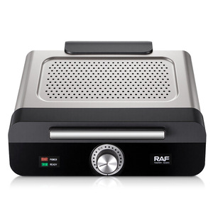 RAF Nouveau 2200W Machine à steak et saucisses rotative avec surface <span class=keywords><strong>de</strong></span> <span class=keywords><strong>cuisson</strong></span> antiadhésive, couvercle rabattable et détachable pour usage domestique - Product Image 5