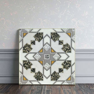 Moderne Vintage Blumenmuster Marokkanische Mosaik Keramik Wandfliese Wasserdicht Glänzend Feuerfest Säurebeständig Badezimmer Küche Rutschfest - Product Image 4