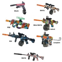 Pistolet à Gel M4 M416 MP9 P90 UZI MP5K – Jouet Pistolet à Eau Gel