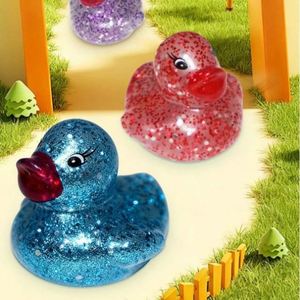 Jouet Nouveau et Très Vendu : Canard Mignon Pailleté Coloré de 3,5 cm pour l'Interaction Parent-Enfant et les Jeux de Sable pour Bébés de 0 à 24 Mois - Product Image 4