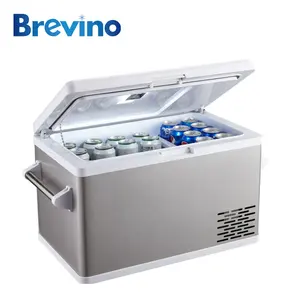 Top open small freezers beer fridges DC12V 24V compressor refrigerator 42L with temperature adjust