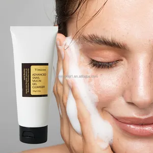 Cosmetici coreani prodotti per la cura della pelle biologica Gel di mucina di lumaca detergente per il viso per il lavaggio dell'olio per il controllo dei pori pulizia lumaca detergente per il viso