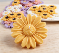 Anpassbare Mini-Gänseblümchen Duftkerzen Großpackung Mehrfarbige Blumenförmige Kerzen für Hochzeit Brautparty Aromatherapie