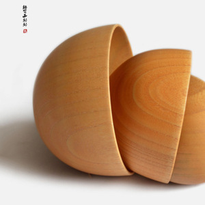 Tazón de Ensalada de Madera de Alta Calidad, Tazón Redondo Japonés para Ramen, Vajilla para el Hogar y la Cocina - Product Image 3