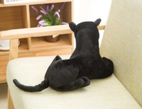 Usine En Gros Simulation Panthère Animal Jouets Pour Enfants Noir Léopard En Peluche Jouet