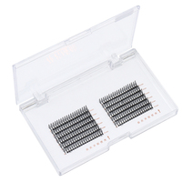 Premade Tower Lash Anime Lash Trays Spire Anime Feather Anime Spike Lashes Feathered Premade Eyelash Extension