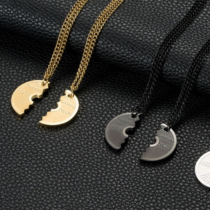 Collar con Colgante de Barra de Pesas Unisex, 45LB 20.4KG, Regalo para Parejas, Acero Inoxidable, Recuerdo de Gimnasio - Product Image 2