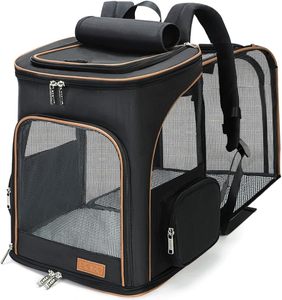 Portador para gatos de muestra gratis, transportador de viaje para mascotas de lado suave para gatos, perros, cachorros, comodidad, bolsa plegable portátil para mascotas, aprobado por la aerolínea - Product Image 1
