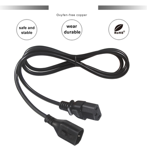 Câble connecteur mâle de haute qualité <span class=keywords><strong>Kema</strong></span> <span class=keywords><strong>Keur</strong></span> <span class=keywords><strong>Cebec</strong></span> Iec prise Pc Vde cordon d'alimentation C13 C14 - Product Image 2