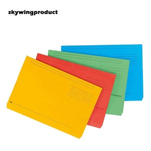 Skywingproduct ba màu đá màu xanh gói của 10 <span class=keywords><strong>Foolscap</strong></span> 345x226mm mở rộng nửa nắp điền tài liệu ví - Product Image 4