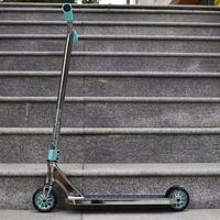 Trottinette Pro OEM d'usine pour Riders Avancés et Jeunes Adolescents, Fourche Monobloc, Plateau en Aluminium, Guidon Chromé, Roues de 110 mm, Chromage Électrolytique