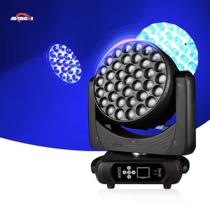 Hoge kwaliteit 37 x 15W RGBW 4-in-1 Zoom Par Wash Moving Head Licht <span class=keywords><strong>DJ</strong></span> Disco Stage Licht - Product Image 1