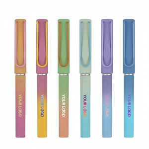 Bolígrafo de Gel de Plástico de Gran Capacidad de 0.5 mm, Tinta Azul y Negra, Bolígrafo Promocional para Firmas con Logotipo Personalizado - Product Image 1