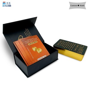 <span class=keywords><strong>Cartas</strong></span> <span class=keywords><strong>de</strong></span> Tarot con Borde Dorado Personalizado, Exquisito Mazo <span class=keywords><strong>de</strong></span> Tarot con Lámina Dorada, <span class=keywords><strong>Cartas</strong></span> <span class=keywords><strong>de</strong></span> Oráculo para Adivinación, <span class=keywords><strong>Cartas</strong></span> Espirituales para <span class=keywords><strong>Lectura</strong></span> Mística - Product Image 1