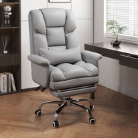 Chaise pivotante de conception moderne inclinable pour le mobilier de bureau, dossier pivotant pour les utilisateurs de l'ordinateur paresseux, chaise de direction confortable
