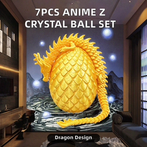 Offre Spéciale – Lot de 7 Figurines d'Action Anime <span class=keywords><strong>Z</strong></span> de 14 cm – Balle de Cristal de <span class=keywords><strong>Shenron</strong></span> en Résine – Jouets et Poupées pour Enfants - Product Image 2