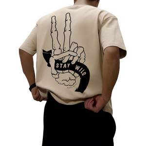 T-shirt graphique pour homme DiotSr, manches courtes, col rond, streetwear décontracté, jersey 100% coton respirant avec motif - Product Image 2