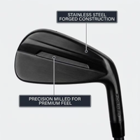 Ensemble de fers de golf forgés Black 790, fers à corps creux de qualité supérieure, 4-PW, pour droitiers, poignée en caoutchouc