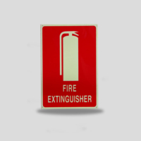 Junting Autocollants photoluminescents personnalisés pour panneaux de signalisation Extincteur de sécurité incendie lumineux Produit phosphorescent