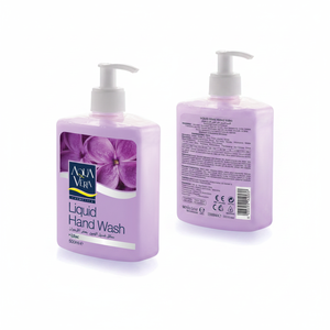 AquaVera Savon liquide pour les mains 500ml Savon antiseptique pour la toilette avec ingrédients chimiques LILAC - Product Image 2