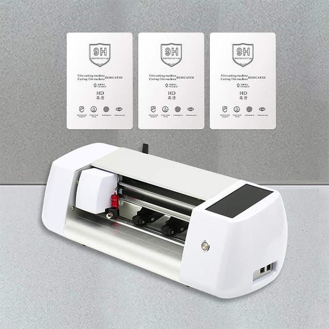 Screen Guard Tempered Glass 9h Screen Protector Cutter Plotter Printing TPU NANO Flexible Cutting Machine