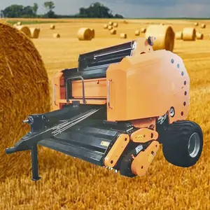 New Design Roll Baler Roller Compression Round Straw Hay Baler