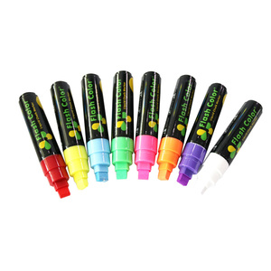 Ensemble de marqueurs à craie liquide personnalisés, 8 couleurs, effaçables à sec et à l'eau, sans poussière, non toxiques, écriture fluide - Product Image 1