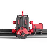 Machine de découpe de granit avec rail de guidage, 3200mm, auto-propulsée, 45 degrés, professionnel