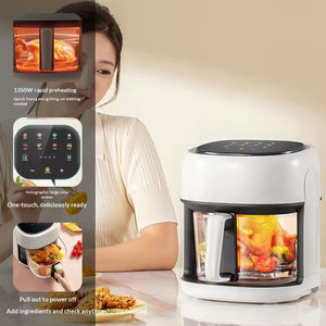 Freidora de Aire Eléctrica Inteligente Multifuncional de Gran Capacidad con Recipiente Interior Visible de Vidrio para el Hogar, Venta al por Mayor - Product Image 2