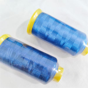 108D 120D 5000M, stock listo para la fábrica, hilo <span class=keywords><strong>de</strong></span> seda bordado, técnica alta, máquina <span class=keywords><strong>de</strong></span> ordenador, costura, bordado azul, <span class=keywords><strong>punto</strong></span> <span class=keywords><strong>de</strong></span> <span class=keywords><strong>cruz</strong></span> - Product Image 4