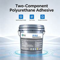 Adhésif prépolymère polyuréthane bicomposant isolant, mélangeable à la main, sans émission de solvant, haute résistivité, scellant