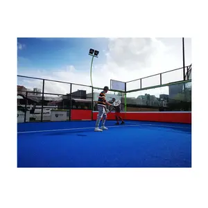 Padel Pengadilan Rumput Buatan, Kualitas Tinggi PP Plastik Tenis Lapangan Rumput Basket Padel