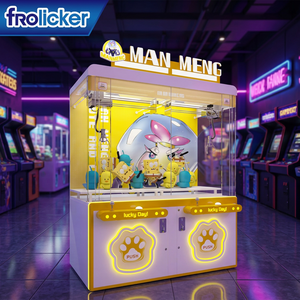 Man Meng Toy <b>Claw</b> Crane <b>Machine</b> Amusement Gift <b>Game</b> Small Doll <b>Machine</b> Metal/Acrylic/Glass 110V/220V - Product Image 2