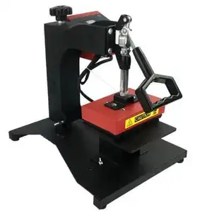 Mesin Press Panas Pena Digital untuk 6 Buah Pencetak Transfer Panas Pena 10X15Cm Mesin Press Panas Sublimasi Cetak Pena Manual