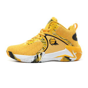 Large Size 47 48 Yellow Mesh Upper Breathable High Top <strong>Basketball</strong> <strong>Shoes</strong> <strong>Outdoor</strong> Fashion Sport <strong>Basketball</strong> <strong>Shoes</strong> - Product Image 2