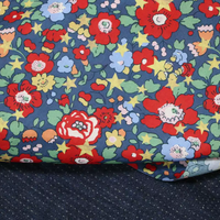 Vente d'usine : Tissu en coton 100% imprimé fleurs pour femmes, prix avantageux