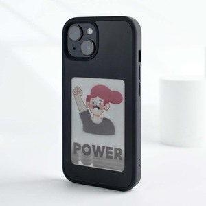 เคสโทรศัพท์ B234 NFC E-ink Screen Cover พร้อมเคสโปรเจคเตอร์ DIY AI  สำหรับ iPhone 11 12 13 14 15 16 Pro Max - Product Image 1