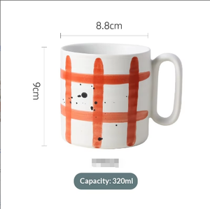Chinese Style Pure Hand-painted Finland Personalized Underglaze Color Porcelain <b>Mug</b> Creative Handle Coffee Special-shaped Simple - Product Image 6
