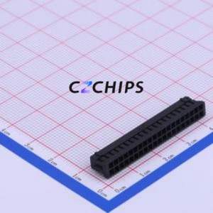 A2211H-2X20P Housing (Wire-to-Board / Wire-to-Wire) P=2mm Connector ( Jack Structure: 2x20P )( Pitch: 2mm )( Row Spacing: 2mm ) - Product Image 1